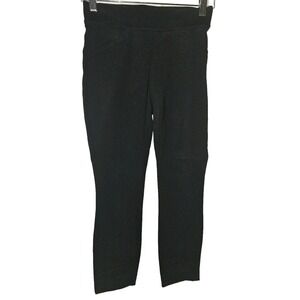 Spanx Women's By Sara Blakely Cropped Pants Black High Rise Size PXS‎ Petite